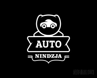 Car Ninja汽车忍着标志设计