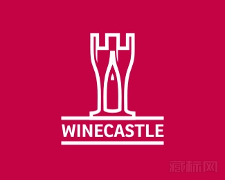wine castle葡萄酒标志设计