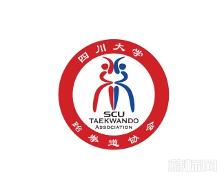 四川大学跆拳道协会标志设计