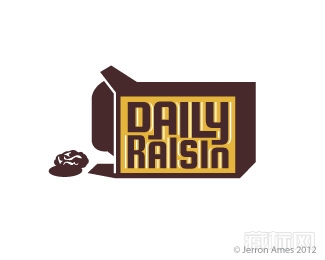 Raisin葡萄干logo设计