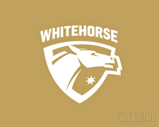 WHITEHORSE足球队logo设计
