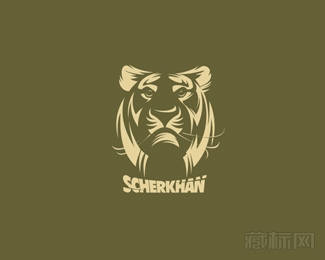 Scher khan狮子标志设计