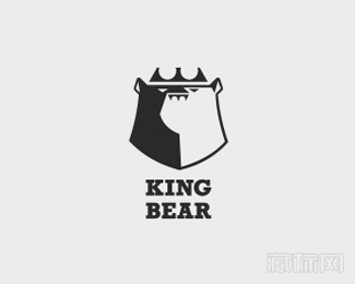 king bear熊王国标志设计
