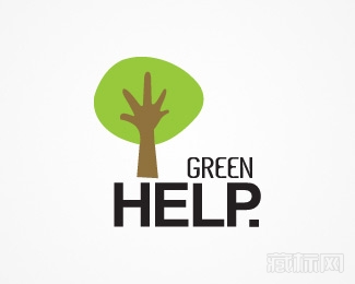 Green HELP环保组织标志设计