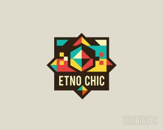 Etno Chic正方形商标设计