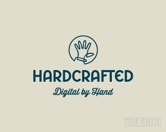 hardcrafted手标志设计