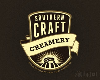 Southern Craft Creamery牛奶logo设计