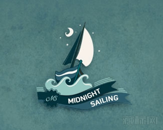 Midnight Sailing旅游公司标志