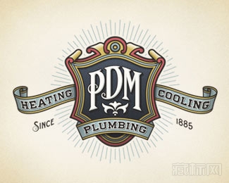 PDM建材公司标志设计