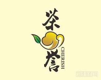 茶·誉cherish茶叶标志设计