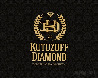 Kutuzoff Diamond珠宝工厂标志设计