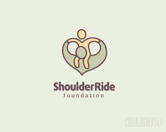 Shoulder Ride儿童基金标志设计