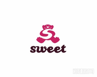 Sweet糖果礼品店标志设计