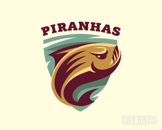 Piranhas游戏工作室标志设计
