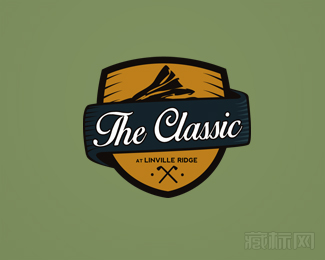 The Classic高尔夫锦标赛logo设计