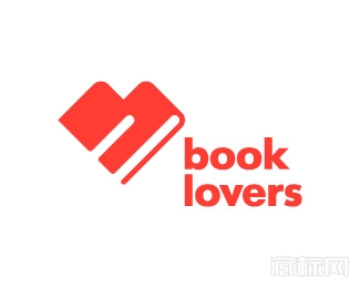 Book lovers图书爱好者标志图片
