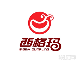 西格玛饺子logo设计
