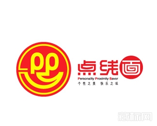 点线面餐饮logo设计