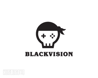 BlackVision游戏网站logo图片