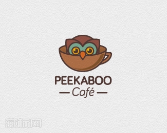 Peekaboo咖啡馆商标设计