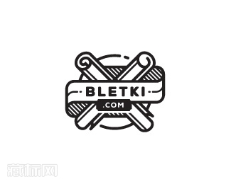 Bletki网站logo设计