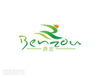 奔走旅行社logo设计