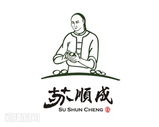 苏顺成餐饮logo设计