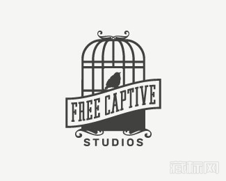 Free Captive摄影师标志设计