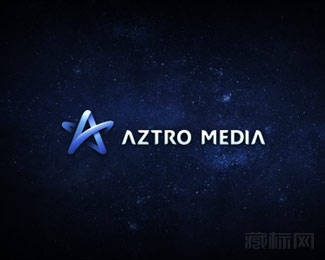 Aztro Media媒体标志设计