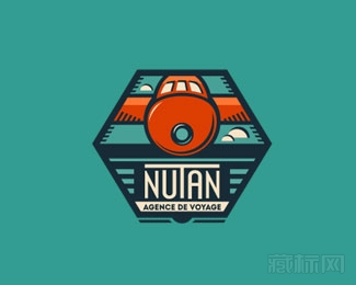 Nutan飞机标志设计