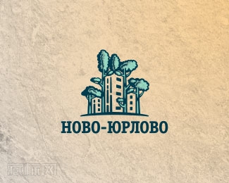 Novo-Yurlovo生态文明村标志设计