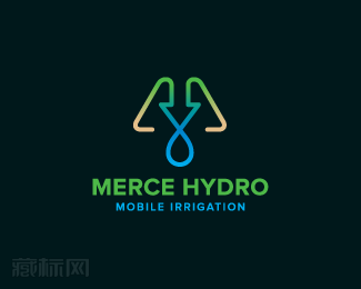 Merce Hydro农场标志设计