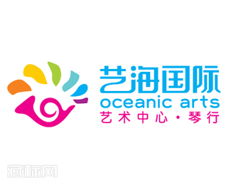 深圳市艺海国际艺术中心logo设计