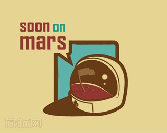soon on mars宇航标志设计