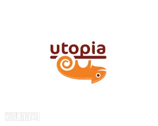 utopia变色龙卡通形象设计