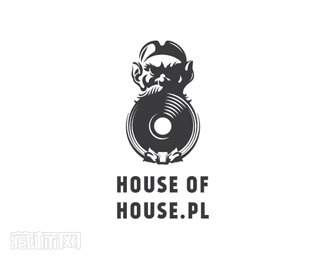 HouseOFhouse唱片公司商标设计