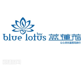 blue lotus蓝莲花音乐酒吧logo图片