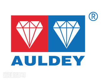 奥迪双钻AULDEY玩具logo设计