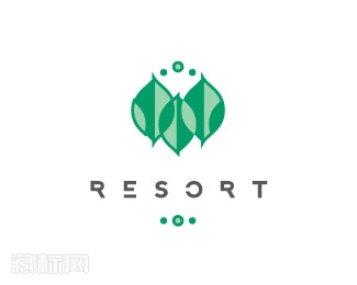 resort渡假区logo设计