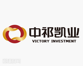 中祁凯业投资公司标志设计