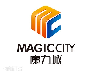 魔力城信息科技公司标志设计