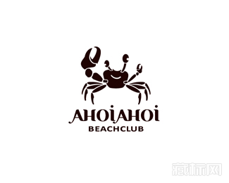 Ahoi Ahoi海滩俱乐部logo设计