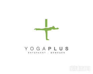 YOGA PLUS瑜伽工作室logo设计