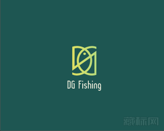 fishing钓鱼标志设计图片