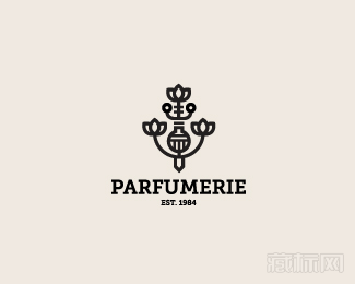 Parfumerie花店标志设计