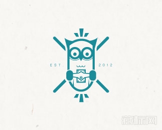 Owl Skate猫头鹰标志设计