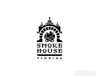 Smoke House餐饮标志设计