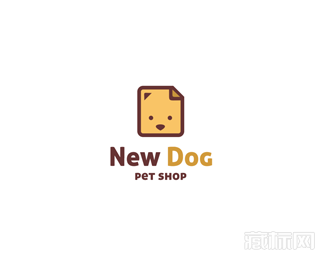 New Dog宠物店logo设计