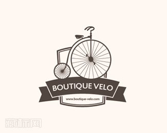 Boutique velo自行车商标