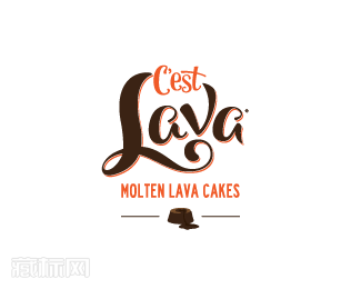 Cest Lava蛋糕字体设计
